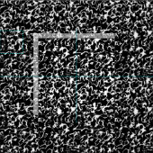 Wild Marble 3 - zwart en wit Stof (Delen)