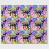 wild mare comic cadeaupapier (Vlak)