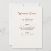 Wild Marigold Bloemen Foliage Bachelorette Party Kaart (Achterkant)