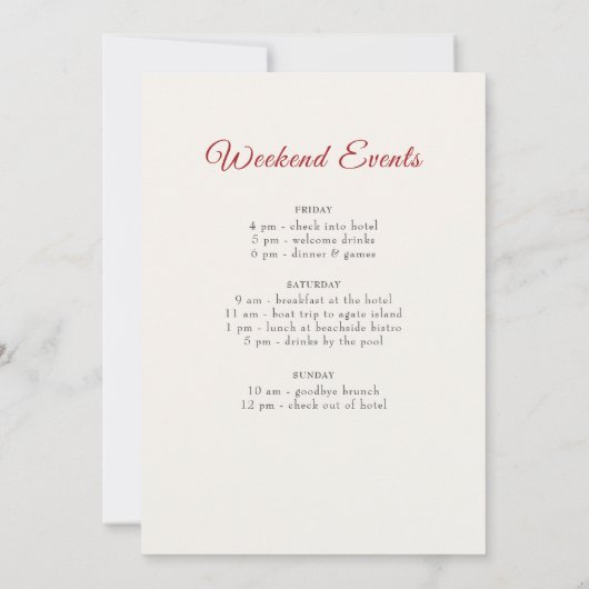 Wild Marigold Bloemen Foliage Bachelorette Party Kaart (Achterkant)