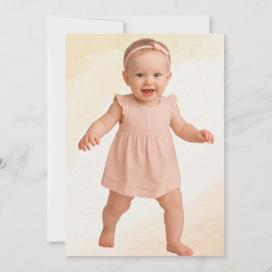 Wild Marigold Bloemen Krans Bloemen Verjaardag Kaart (Achterkant)