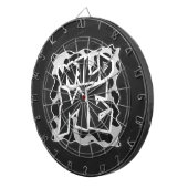 Wild Me Koe Black en White Dartbord (Voorkant Rechts)