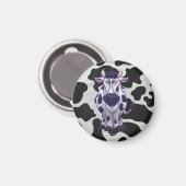 Wild Me Koe Black en White Magneet (Voorkant / Achterkant)