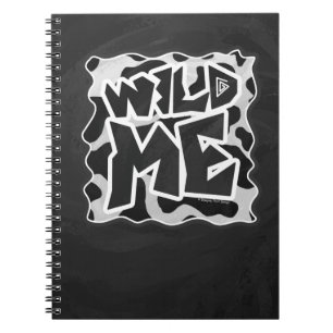 Wild Me Koe Black en White Notitieboek