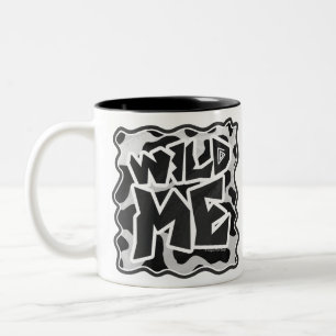 Wild Me Koe Black en White Tweekleurige Koffiemok