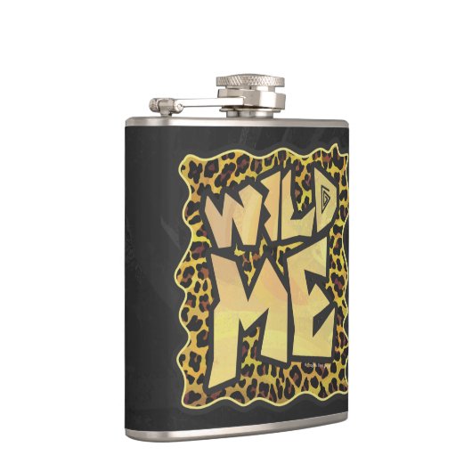 Wild me Leopard Brown and Yellow Print Heupfles (Rechts)