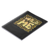 Wild me Leopard Brown and Yellow Print Notitieboek (Linkerzijde)