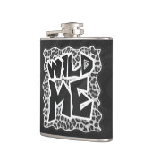 Wild Me Leopard White en Black Heupfles (Links)