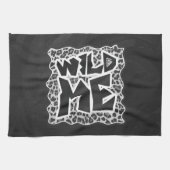 Wild Me Leopard White en Black Theedoek (Horizontaal)