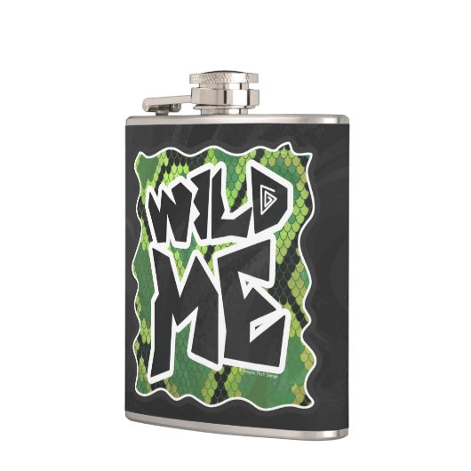 Wild me Snake Black en Green Print Heupfles (Links)