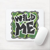 Wild me Snake Black en Green Print Muismat (Met muis)
