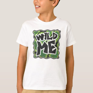 Wild me Snake Black en Green Print T-shirt