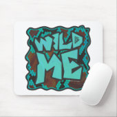 Wild me Snake Brown en Blauwgroen print Muismat (Met muis)
