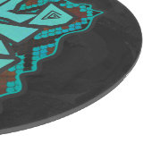 Wild me Snake Brown en Blauwgroen print Snijplank (Hoek)