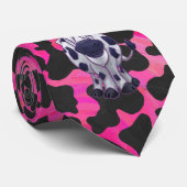 Wild Me Tiger Black en Roze Stropdas (Opgerold)