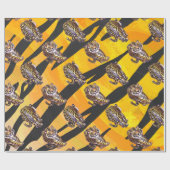 Wild Me Tiger Oranje en zwart Cadeaupapier (Vlak)