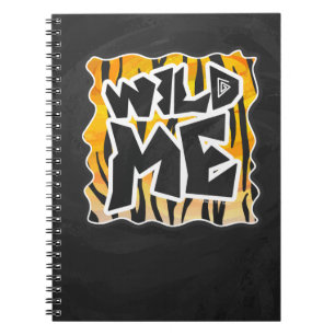 Wild Me Tiger Oranje en zwart Notitieboek