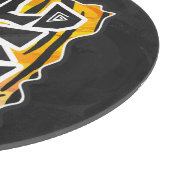 Wild Me Tiger Oranje en zwart Snijplank (Hoek)