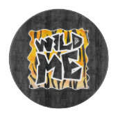 Wild Me Tiger Oranje en zwart Snijplank (Voorkant)
