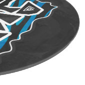 Wild Me Zebra Black en Blue Snijplank (Hoek)