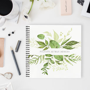 Wild Meadow   Botanisch gepersonaliseerd Notitieboek