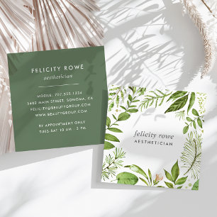 Wild Meadow   Botanisch Lijst Vierkante Visitekaartje