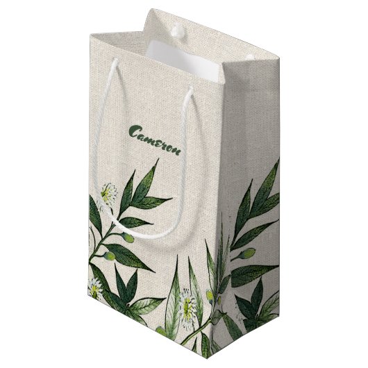 Wild Meadow | Botanische weddenschappen Klein Cadeauzakje (Voorkant Gekanteld)