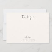 Wild Meadow Floral Wedding Bedankt Notitiekaartje (Voorkant)