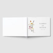 Wild Meadow Floral Wedding Gastenboek (Volledig)