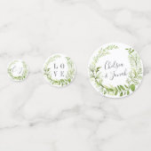 Wild Meadow gepersonaliseerde bruiloft Confetti (Voorkanten)