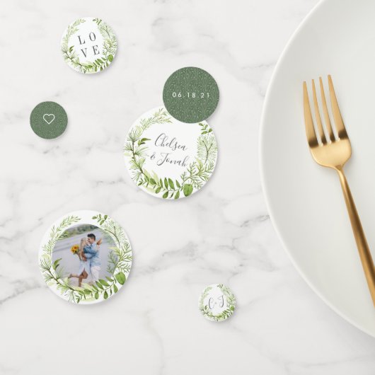 Wild Meadow gepersonaliseerde bruiloft Confetti (Groep)