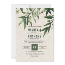 Wild Meadow | Greenery Botanical Burlap Wedding
