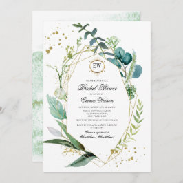 Wild Meadow | Groen botanisch Vrijgezellenfeest Kaart