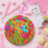 Wild Meadow in Bloom Pop Art Papieren Bordje (Feest)
