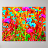Wild Meadow in Bloom Pop Art Poster (Voorkant)