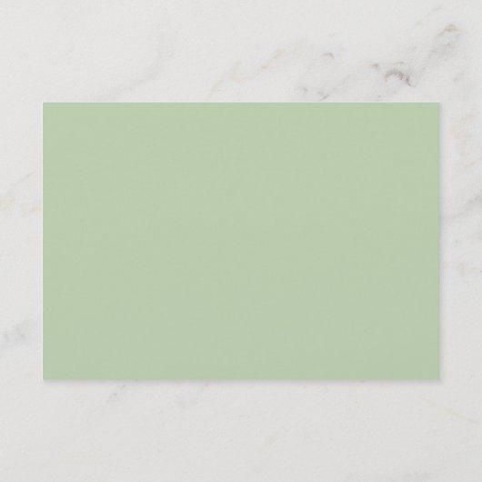 Wild Meadow krans bruiloft details Informatiekaartje (Achterkant)