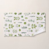 Wild Meadow Kruid Groene Handdoek (Handdoek)