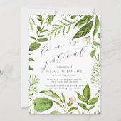 Wild Meadow Love is geduldig bruiloft uitstel Kaart (Voorkant)