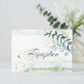 Wild Meadow | Ontvangst van groene botanische brui Kaart (Staand voorkant)