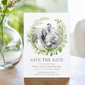 Wild Meadow Photo Save the Date Kaart