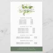 Wild Meadow Pricing & Services Flyer (Voorkant)