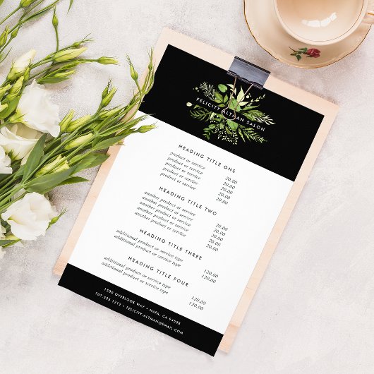 Wild Meadow Pricing & Services Flyer