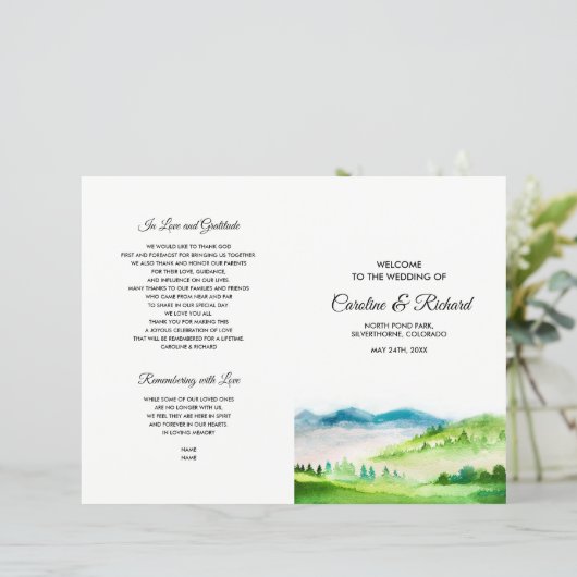 Wild Meadow | Programma's voor het lentesjahedenda (Staand voorkant)