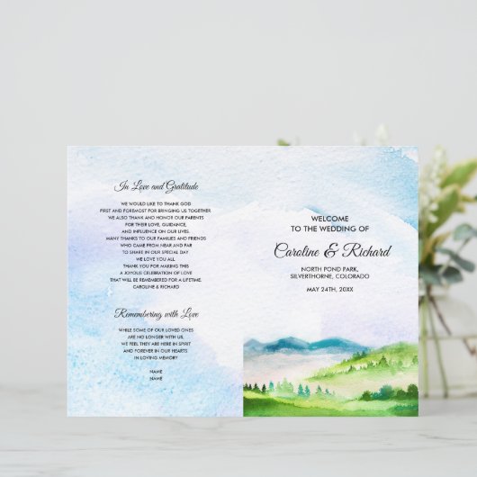 Wild Meadow | Programma's voor het lentesjahedenda (Staand voorkant)