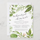 Wild Meadow Rehearsal Dinner Invitation Kaart (Voorkant)