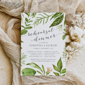 Wild Meadow Rehearsal Dinner Invitation Kaart