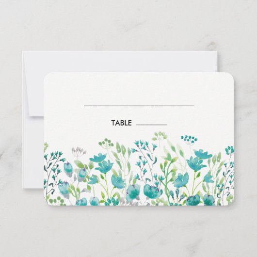 Wild Meadow | Tafelkaarten voor lentesberggebieden Kaart (Voorkant)