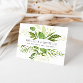 Wild Meadow | Waterverf Botanische dank Bedankkaart