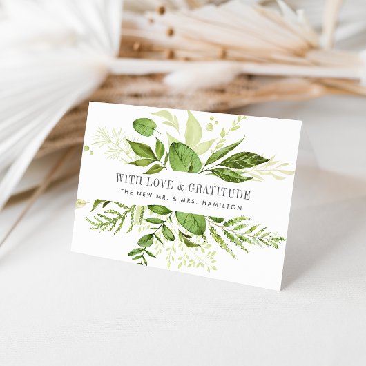 Wild Meadow | Waterverf Botanische dank Bedankkaart