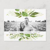 Wild Meadow | Weddenfoto Hartelijk dank Briefkaart (Voorkant)